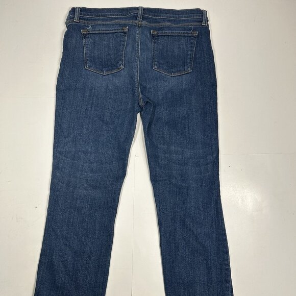 J Brand Women Skinny Leg Fray Denim Jeans Blue Medium Wash Mid Rise Stretch  32 - Picture 7 of 9
